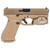 Glock 19x Gen 5 Compact Handgun 9mm Luger 17/rd Magazines (3) 4.02" Barrel FDE Night Sights with Streamlight TLR7A USA