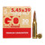 Global Ordnance Rifle Ammunition 5.45x39mm 55gr FMJ 2854 fps 900/ct Case (30-30/ct Boxes)