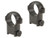 Leupold 2-Piece Solid Steel Ringmounts - Sako 1" High Matte Black