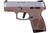 Taurus G2S Handgun 9mm Luger 7rd Magazines 3.2" Barrel Stainless Slide/Brown Grip