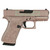 Glock 43X "Glock & Roses" Pink Optic Cut Handgun 9mm Luger 10rd Magazines(2) 3.4" Barrel Accessory Rail USA Made