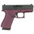Glock 43X Glitter Slide/Black Cherry Frame Handgun 9mm Luger 10rd Magazines(2) 3.4" Barrel Accessory Rail USA Made