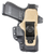 DeSantis Gunhide 230KJ1LZ0 Hyeye  IWB Black Kydex Compatible w/ Glock 19/23/32/45/19x/19 Gen 5 Ambidextrous                                                                                             