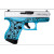 Glock 43 Miss Daisy Raspberry Blue and Satin 9mm Luger 3.39" Barrel