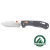 Gerber ASSERT GREY S30V stainless steel plain edge blade 2.98"