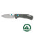 Gerber ASSERT GREEN S30V stainless steel plain edge blade 2.98"