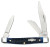 Case Knives Rogers Corn Cob Jig Blue Bone Medium Stockman with Pen Blade 2.42"