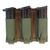 Triple Pistol Mag Pouch - Olive Drab - Front