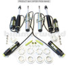 MCS Multi-Way Remote-Reservoir Damper Set - E82, E9X incl M3  - 2.25"