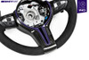 BMW M Performance F-Chassis Steering Wheel Trim - Gloss Carbon