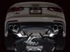 AWE Tuning 19-23 Audi C8 S6/S7 2.9T V6 AWD Touring Edition Exhaust - Chrome Silver Tips - 3015-42103 Photo - Mounted