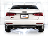 AWE Tuning 19-23 Audi C8 S6/S7 2.9T V6 AWD Track Edition Exhaust - Diamond Black Tips - 3020-43109 Photo - Mounted