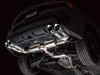 AWE 22-24 Audi 8Y S3 Touring Edition Exhaust - Chrome Silver Tips - 3015-42897 Photo - Mounted