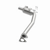 Magnaflow 00-04 Boxster H6 3.2 2.7 OEM Underbody Direct Fit Converter - 52365 360 Degree Image Set