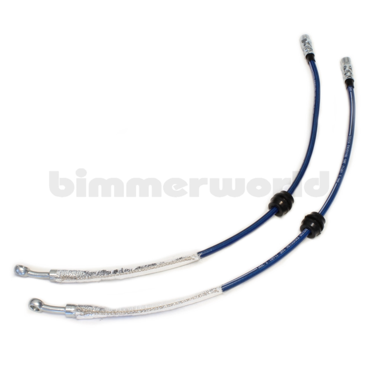 E46 M3 PFC Z45 Insulated Front V2 Stainless Steel Brake Line Kit