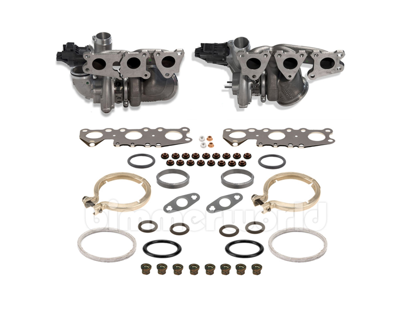 OEM Turbo Replacement Kit - M2 M3 M4 F80 F82 F83 F87 - Reuse Oil Pipes