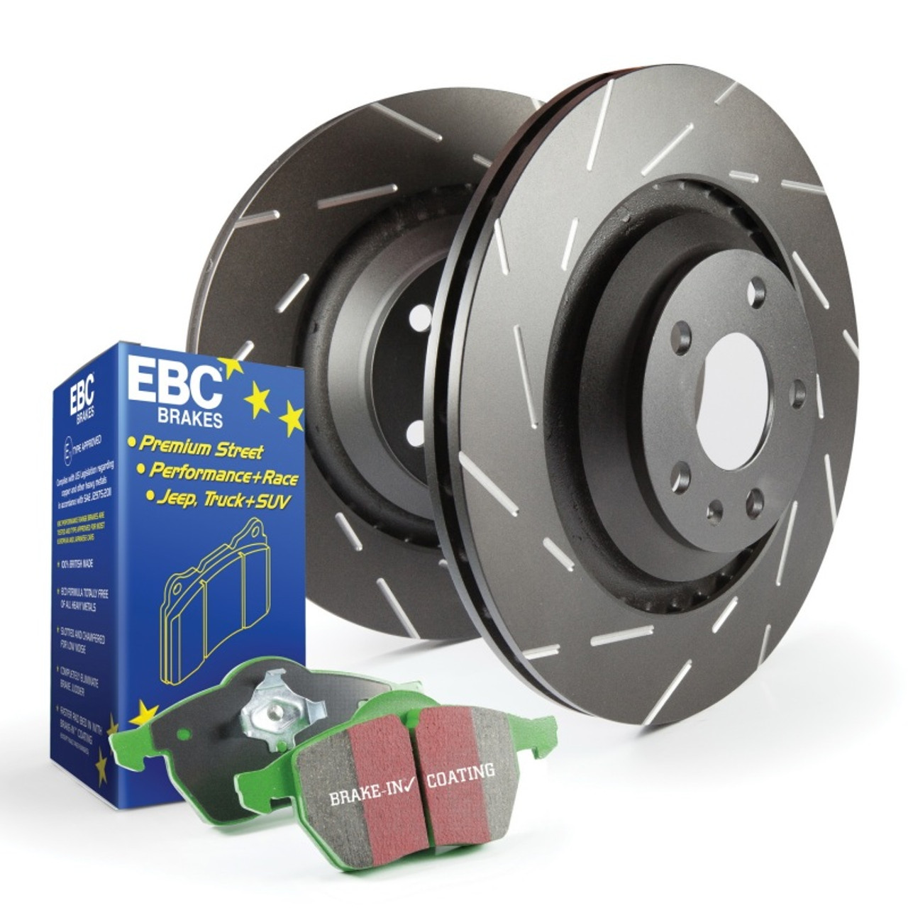 EBC S2 Kits Greenstuff Pads and USR Rotors - S2KF1852 Photo - Primary