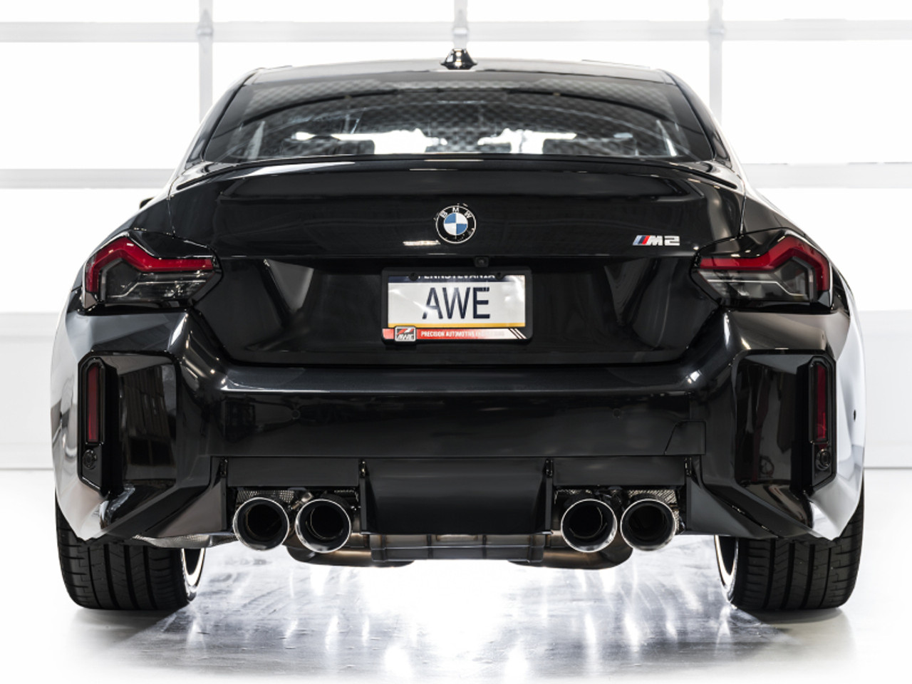 AWE Tuning 23-24 BMW G87 M2 SwitchPath Edition Exhaust - Chrome Silver Tips - 3025-42487 Photo - Mounted