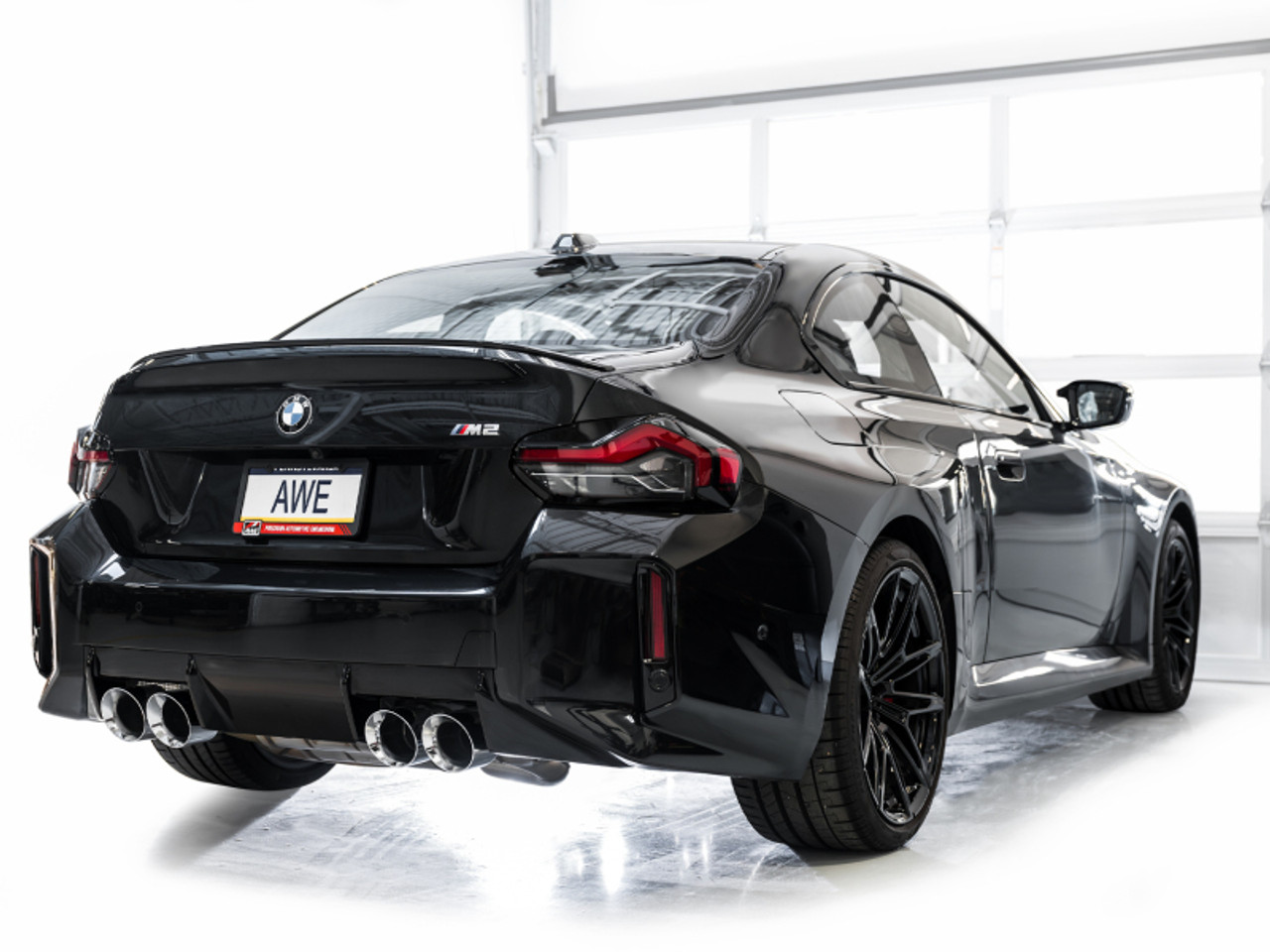 AWE Tuning 23-24 BMW G87 M2 SwitchPath Edition Exhaust - Chrome Silver Tips - 3025-42487 Photo - Mounted