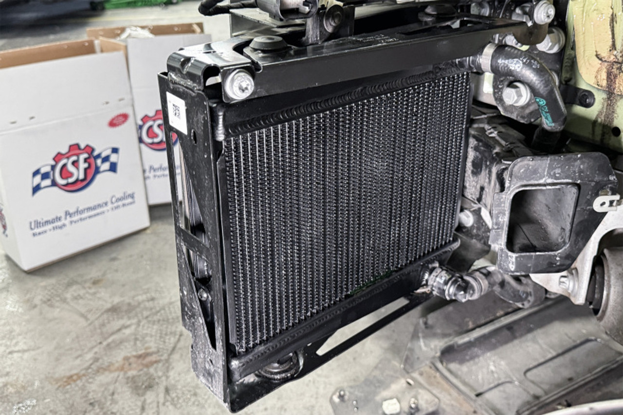 CSF BMW G8X M3/M4/M2 High-Performance Auxiliary Radiator - Single Radiator - 8321 Photo - Mounted