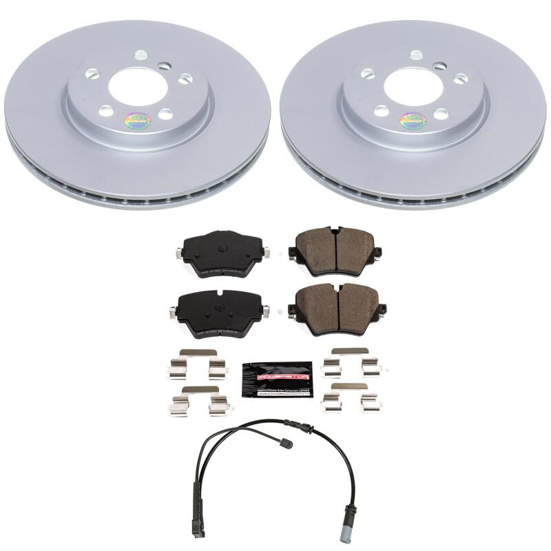 Power Stop 22-24 Mini Cooper Front Z23 Coated Brake Kit - CRK9296 Photo - Primary