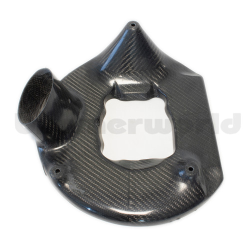 E9X M3 and 1M Carbon Fiber Brake Cooling Plate - Right