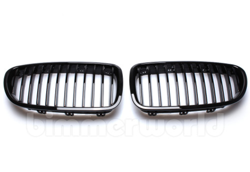 Gloss Black Front Grilles - F10 5 Series 2011-2016  (Incl. F10 M5)