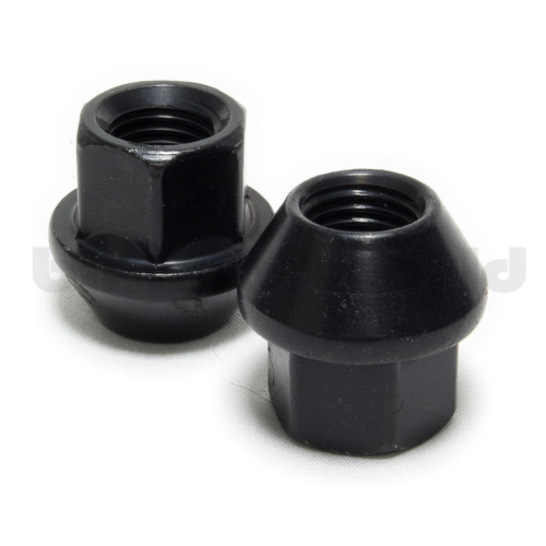 M14 Street Zinc Coated Black Wheel Lug Nut