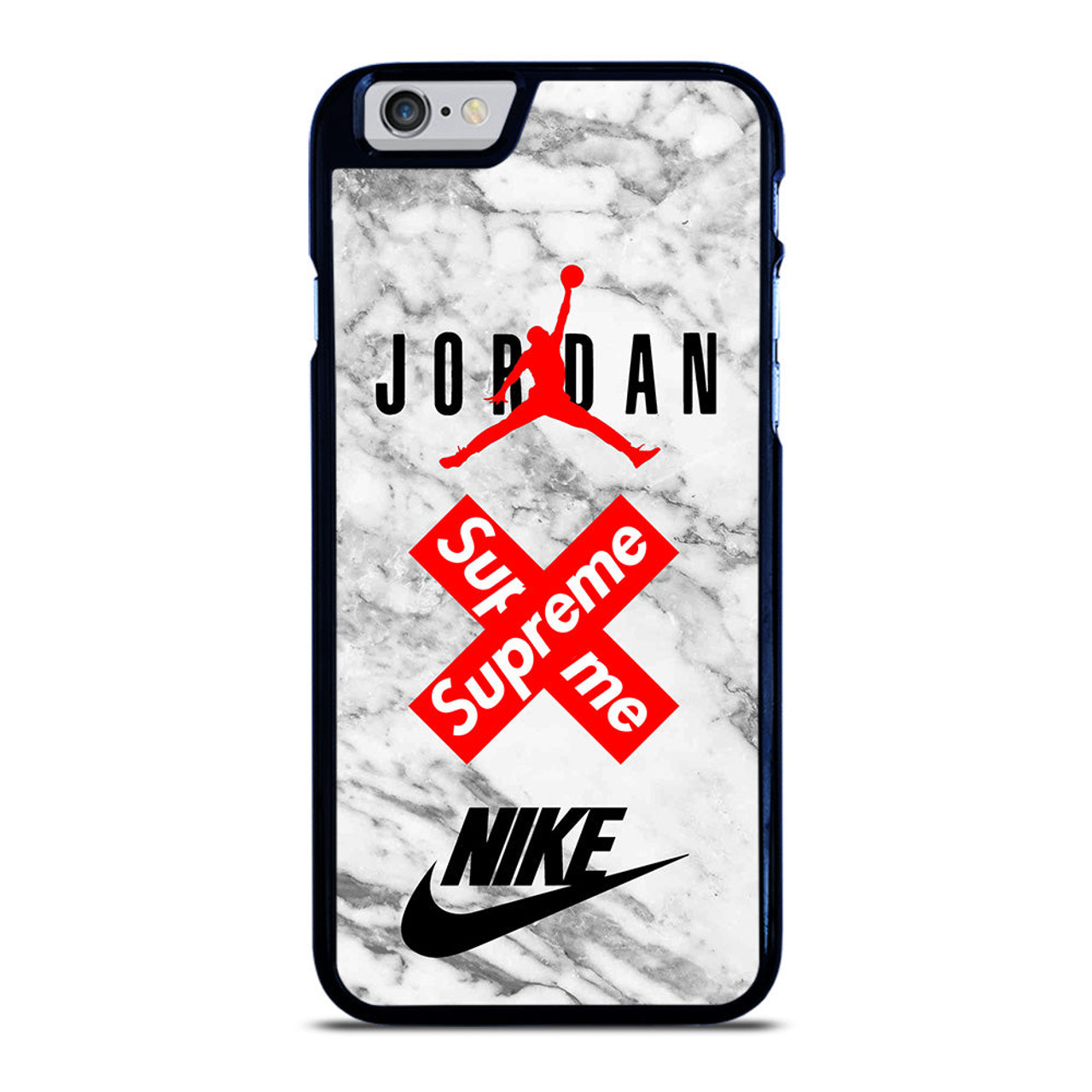 Bridge pier Torrent zacht AIR JORDAN MARBLE SUPREME NIKE iPhone 6 / 6S Case Cover