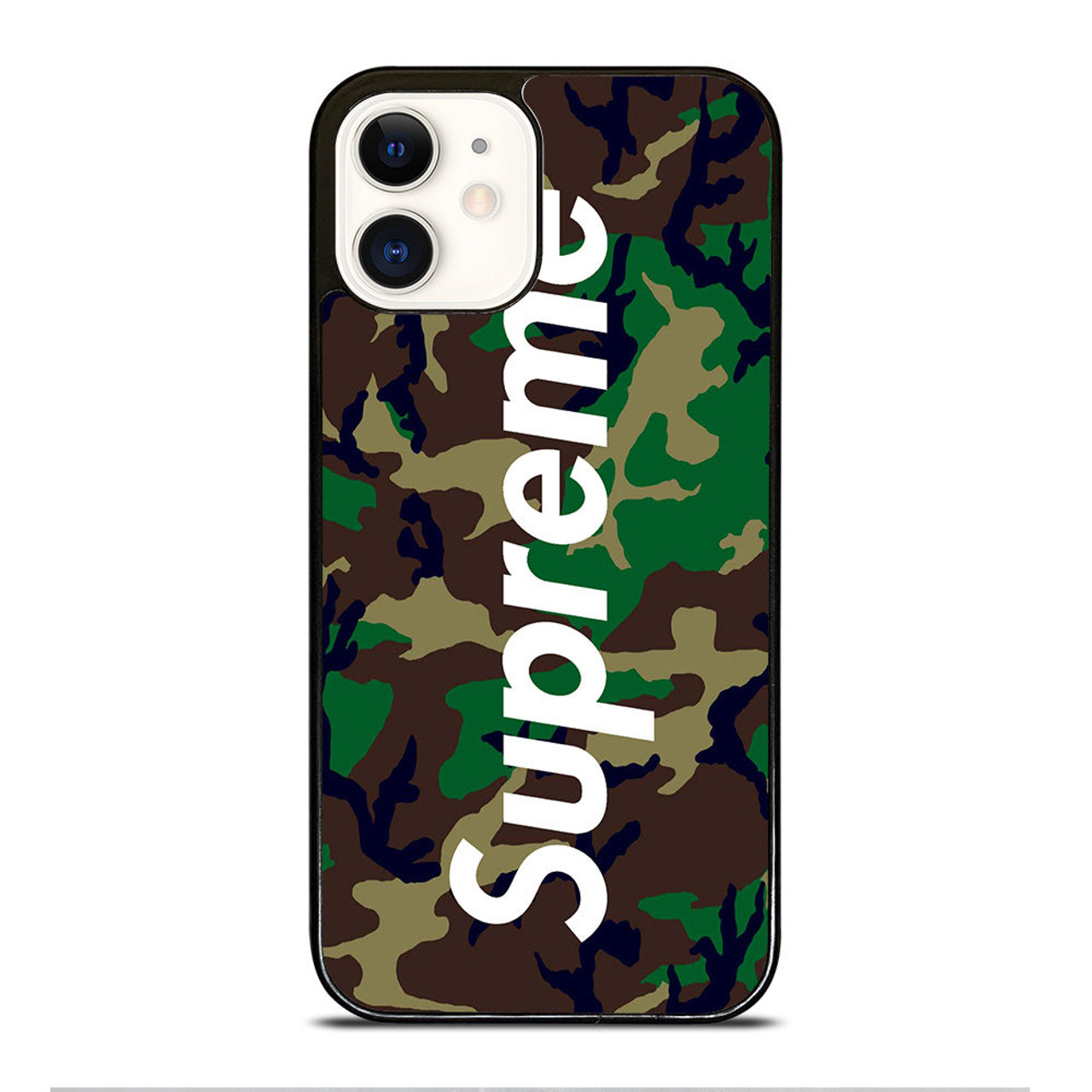 SUPREME CAMO iPhone 12 Case Cover