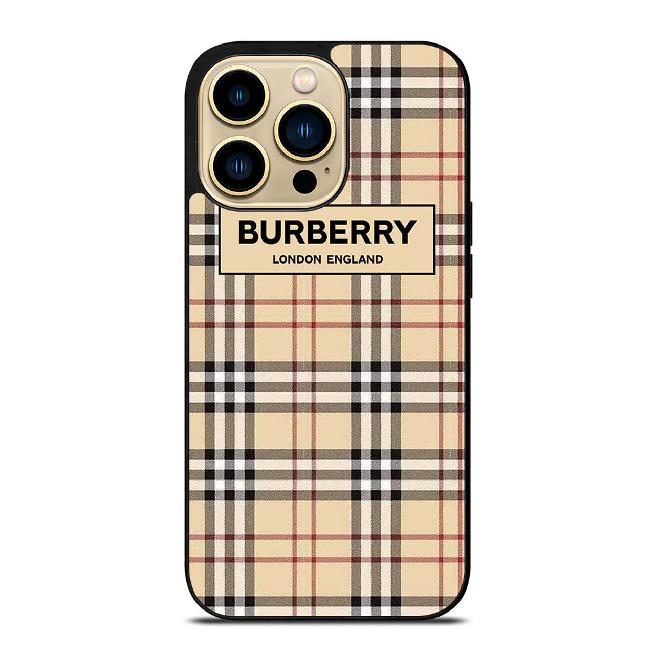 BURBERRY LONDONG ENGLAND PATTERN iPhone 14 Pro Max Case Cover