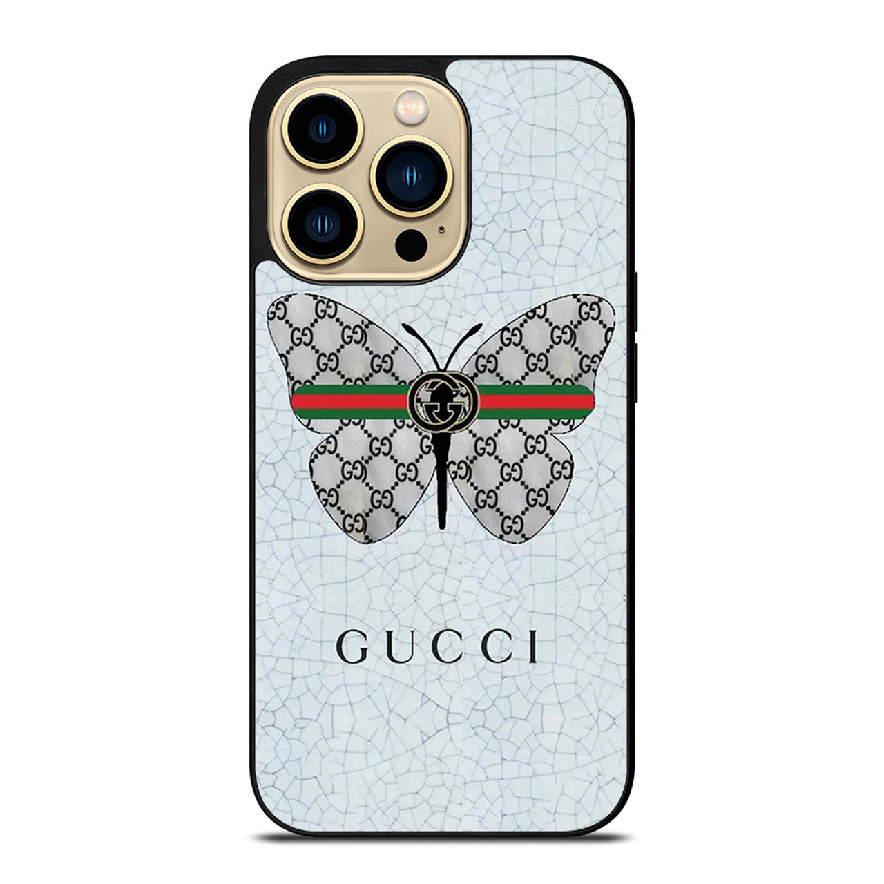 BUTTERFLY GUCCI iPhone 14 Pro Max Case Cover
