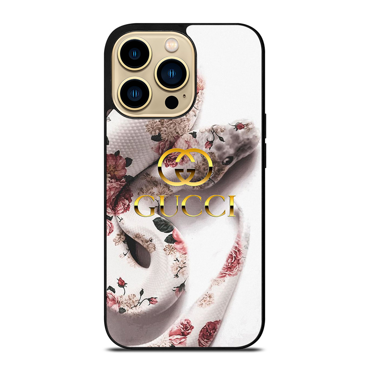 GUCCI FLOWER SNAKE iPhone 14 Pro Max Case Cover