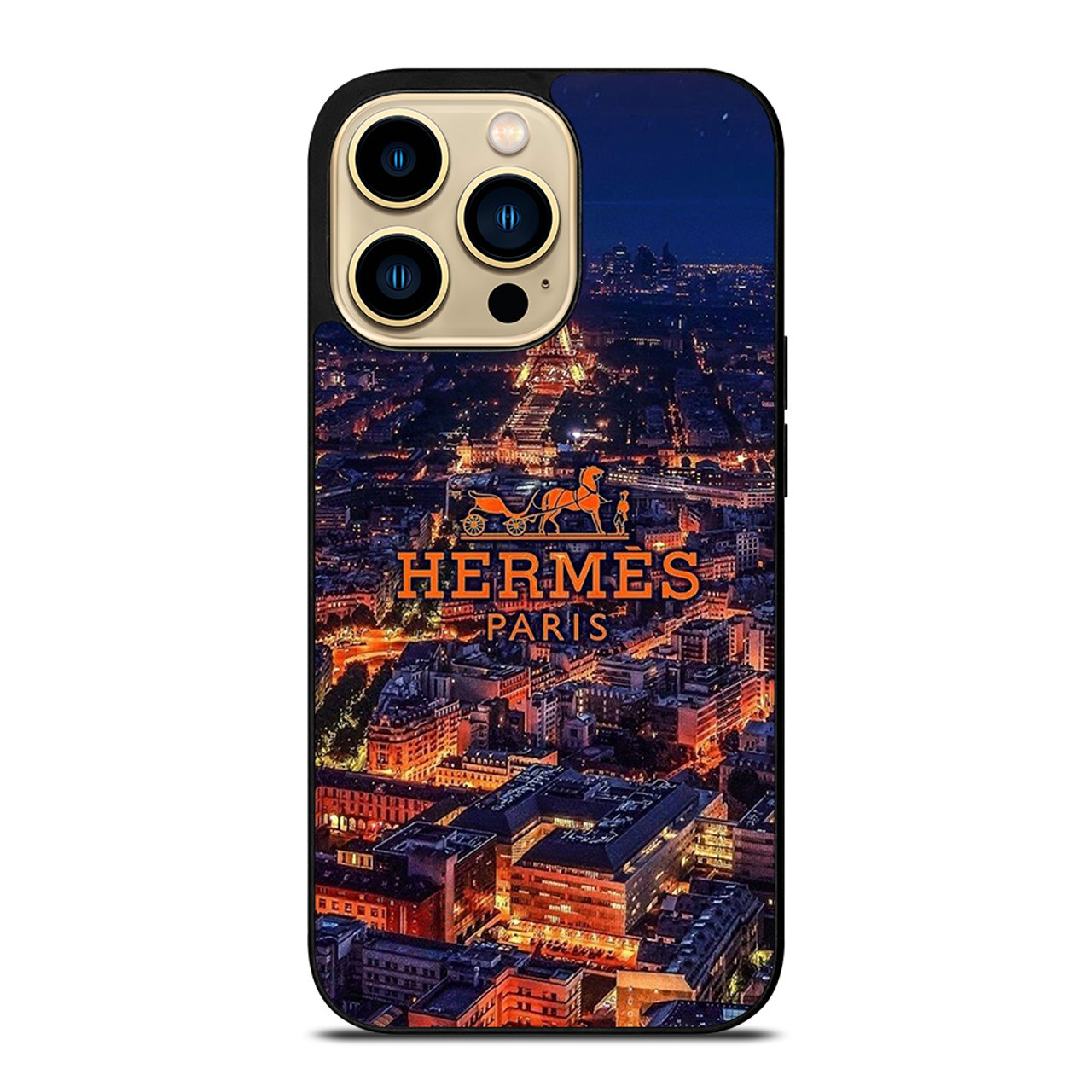 HERMES PARIS CITY LOGO iPhone 14 Pro Max Case Cover