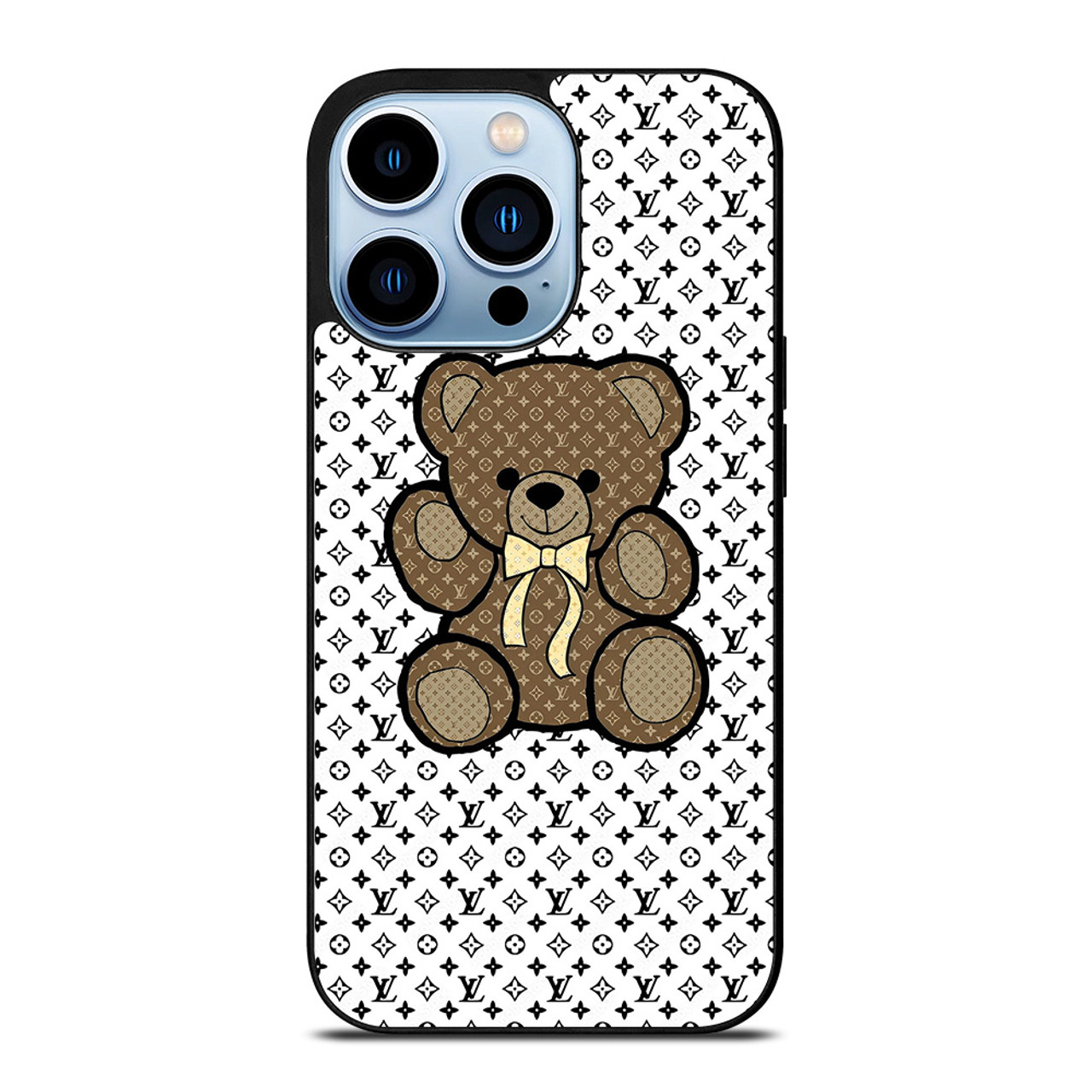 Louis Vuitton iPhone iPhone13/13 Pro Max Case with Cute Bear Vuitton iPhone  12 Pro cover