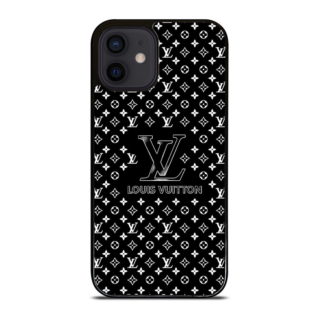 LOUIS VUITTON LV BLACK LOGO iPhone 12 Mini Case Cover