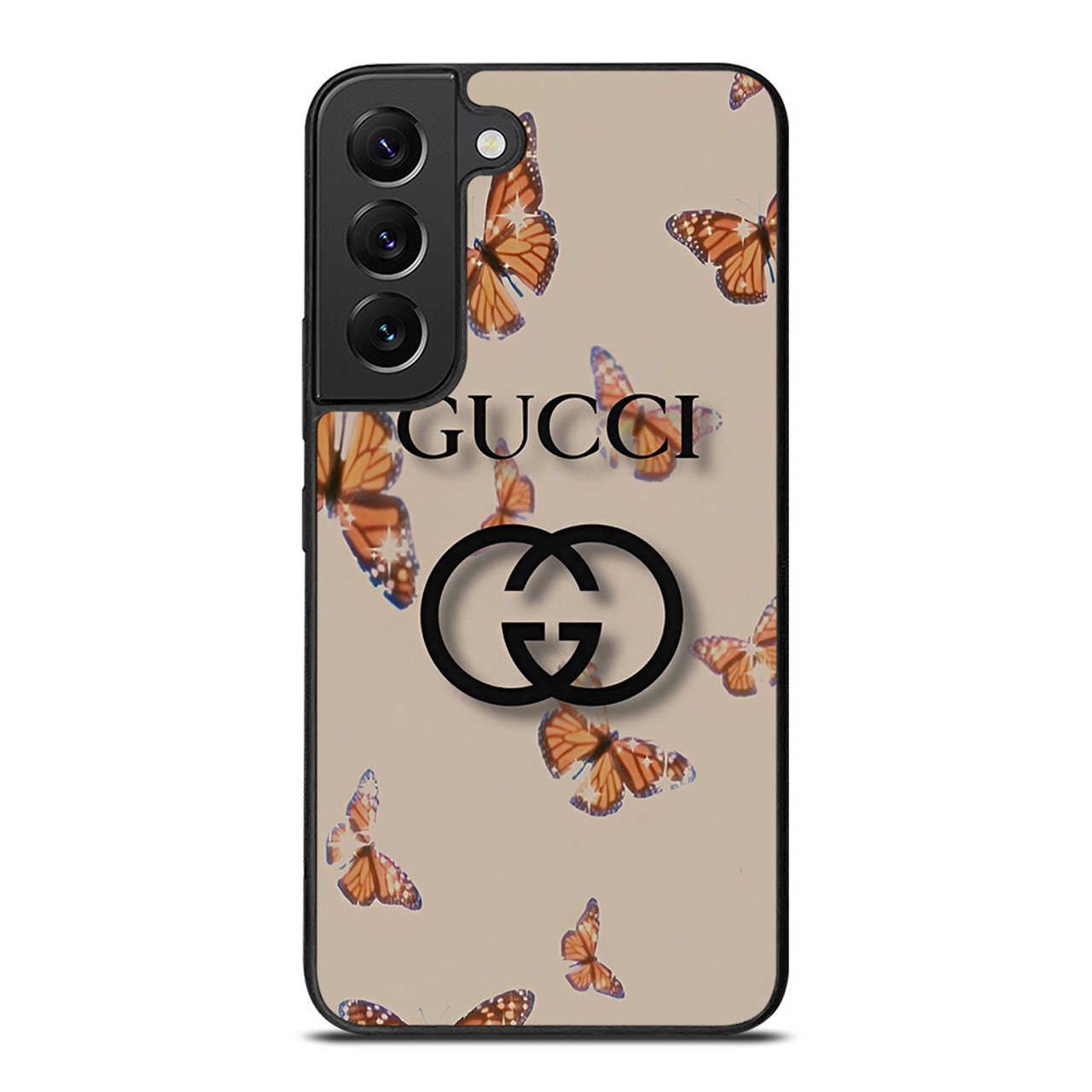 GUCCI LOGO BUTTERFLIES Galaxy Case Cover