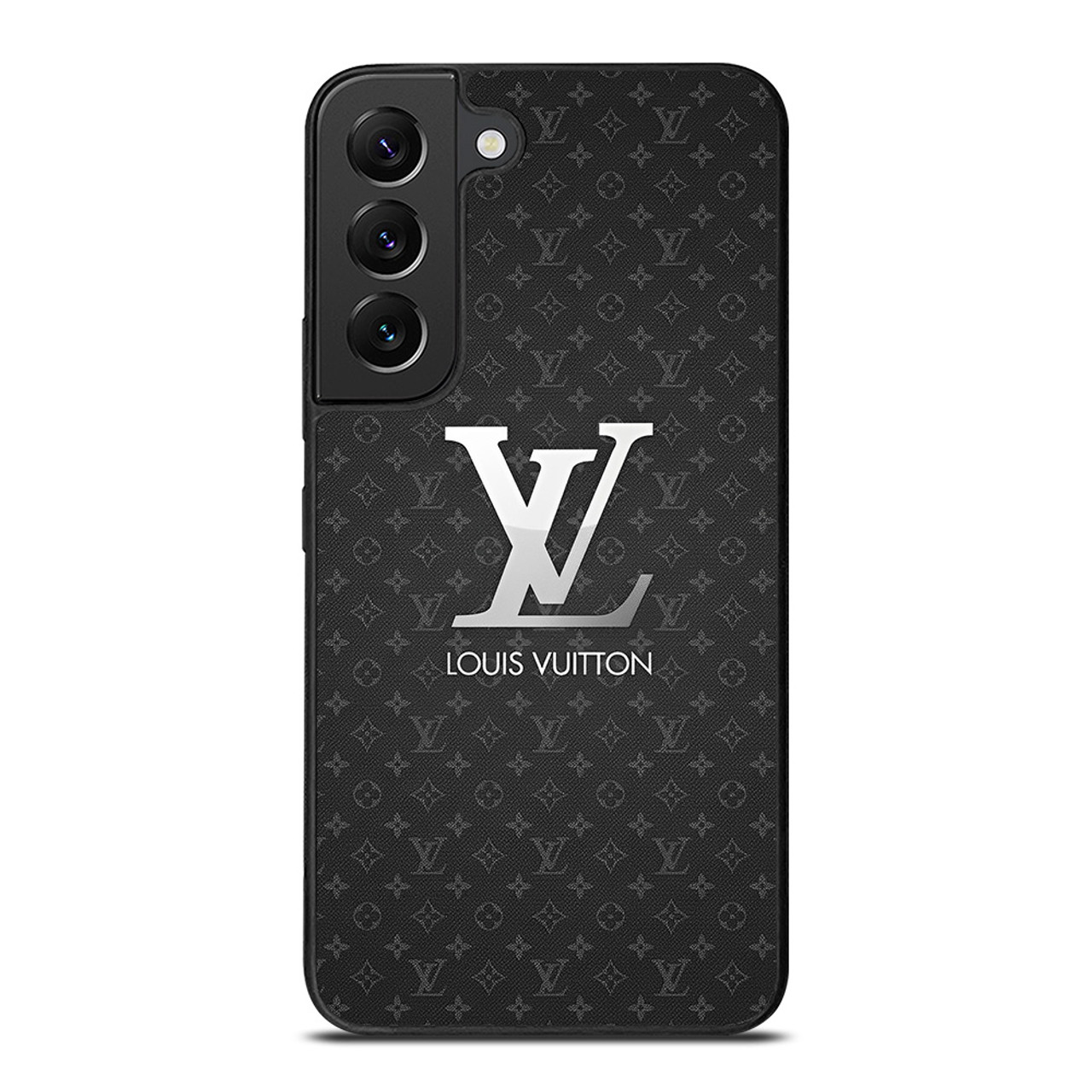 Gray Louis Vuitton Logo Samsung Galaxy S22 Case