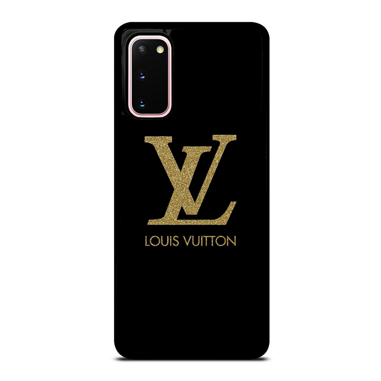 LOUIS VUITTON LV LOGO BLACK GOLD Samsung Galaxy S20 Case Cover