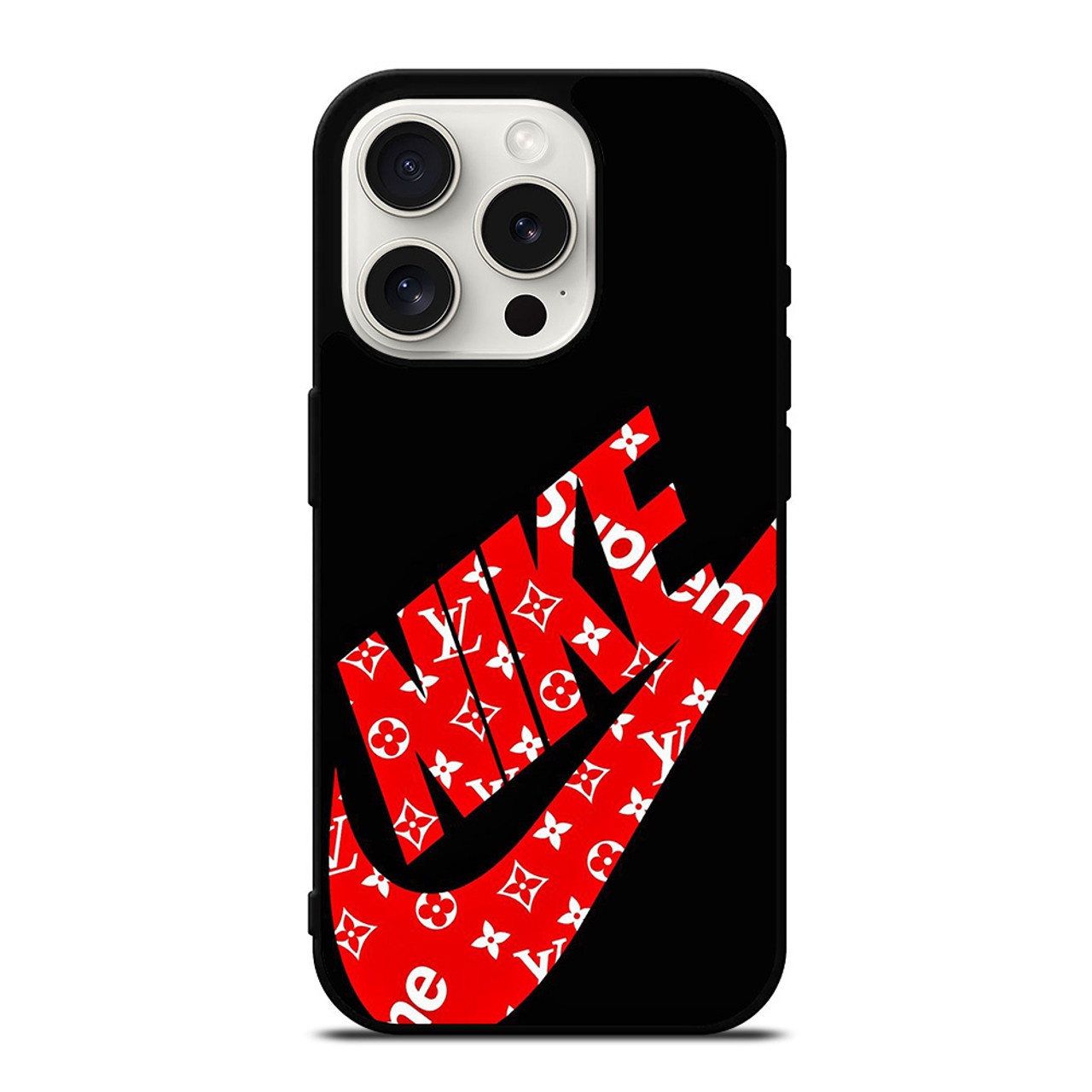 NIKE SWOOSH SUPREME LOUIS VUITTON iPhone 15 Pro Case Cover
