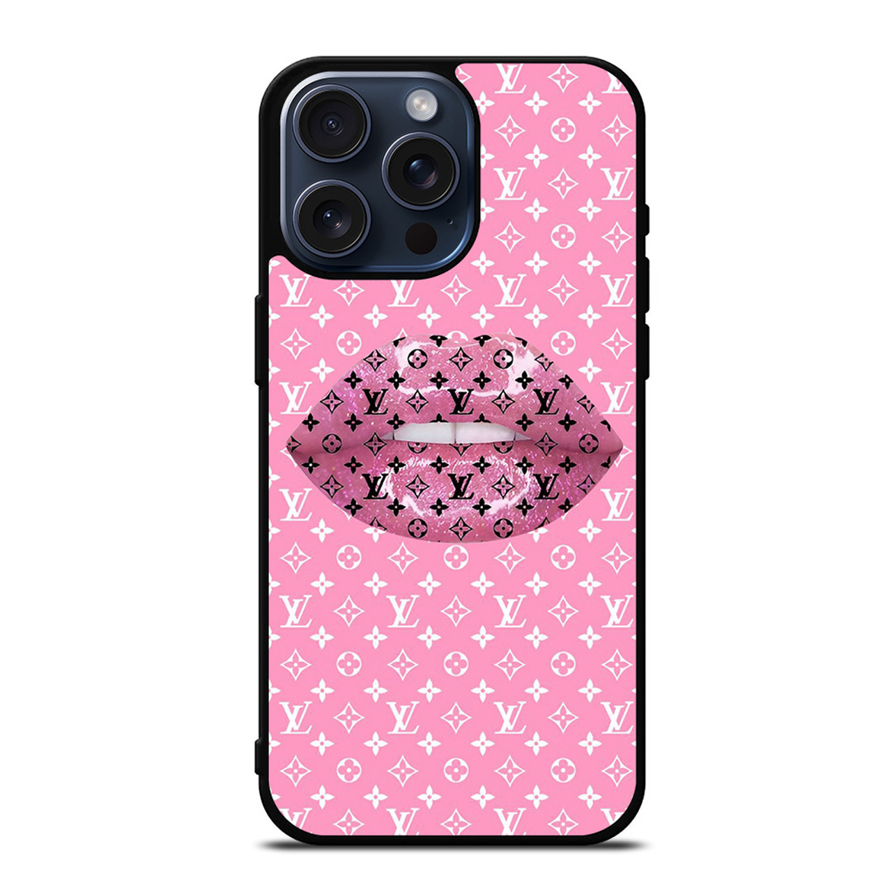 LOUIS VUITTON LV PINK SPARKLE iPhone 15 Pro Case Cover