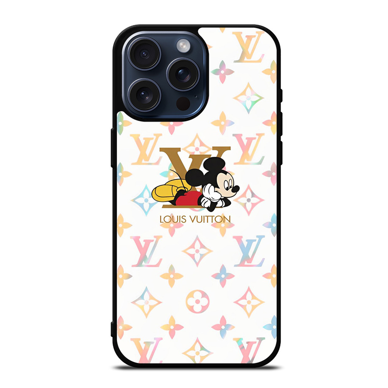 LOUIS VUITTON MICKEY MOUSE iPhone 15 Pro Max Case Cover