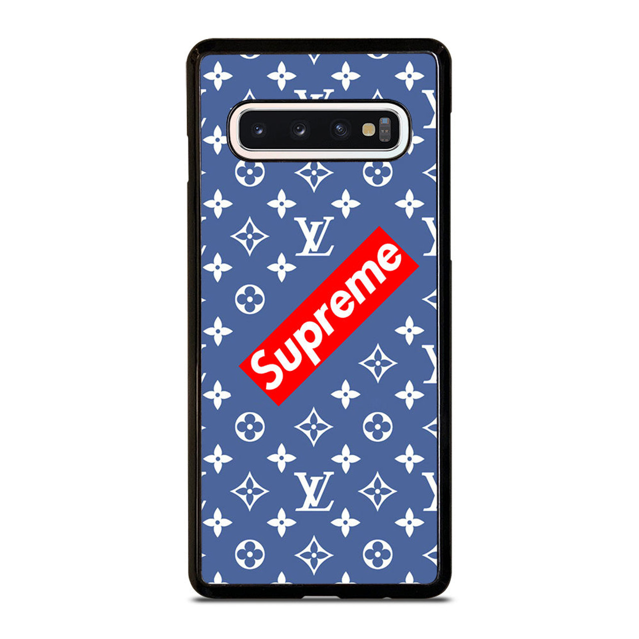 NEW SUPREME LOUIS VUITTON BLUE Samsung Galaxy S10 Case Cover