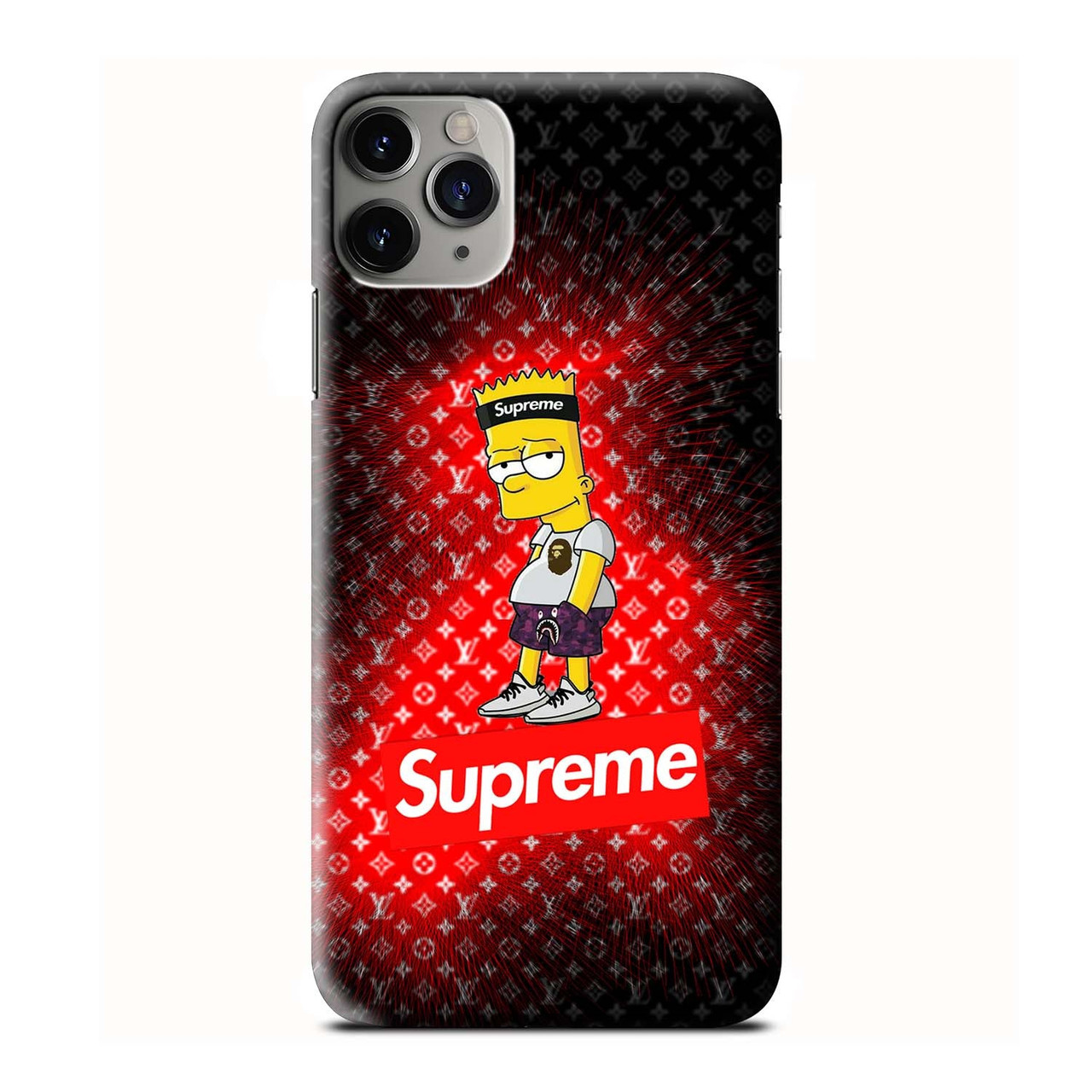 louis vuitton supreme iphone case