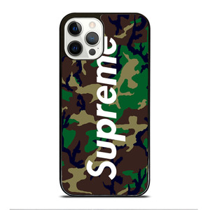 SUPREME CAMO iPhone 12 Case Cover
