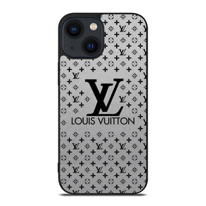 LOUIS VUITTON LV LOGO GRAY iPhone 14 Case Cover