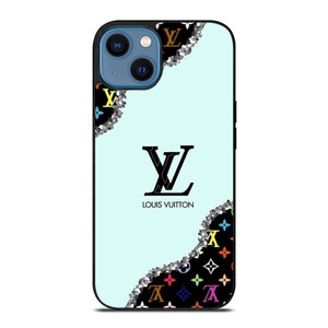 LOUIS VUITTON BLUE AND SILVER LOGO ART iPhone 3D Case Cover