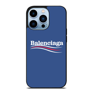 BALENCIAGA LOGO BLUE iPhone 14 Pro Max Case Cover