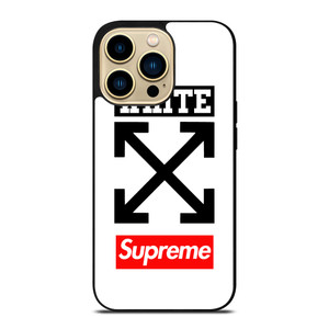 OFF WHITE SUPREME LOGO iPhone XR Case Cover