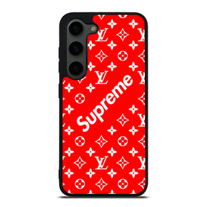 supreme and louis vuitton Case Samsung Galaxy S23, S23 Plus